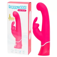   Happyrabbit - Vibromasseur point G avec stimulateur clitoris - étanche - rose