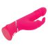 Vibro rabbit rose rechargeable et vibrant avec stimulateur clitoridien