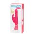 Vibro rabbit rose rechargeable et vibrant avec stimulateur clitoridien