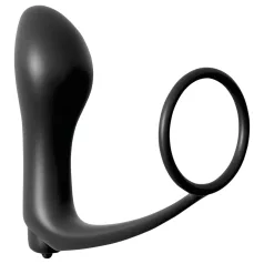   Pipedream - Analfantasy - vibromasseur anal de doigt avec anneau pénien (noir)