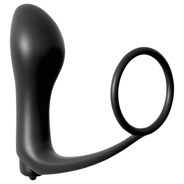 Analfantasy - mini vibro anal avec anneau (noir)