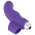 SMILE Finger - vibe en silicium ondulé pour doigt (violet)