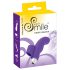 SMILE Finger - Vibromasseur à doigt ondulé en silicone (violet)
