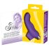 SMILE Finger - Vibromasseur à doigt ondulé en silicone (violet)