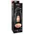 PDX Elite Mega Milker - Masturbateur vibrant en forme de vagin (noir)