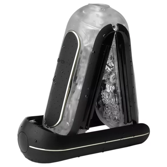 TENGA Flip Zero - masturbateur vibrant - silicone noir
