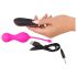 SMILE Boules d'Amour - œuf vibrant sans fil rechargeable (rose)