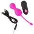 SMILE Boules d'Amour - œuf vibrant sans fil rechargeable (rose)