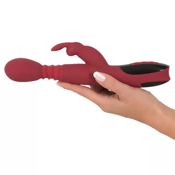 You2Toys Massager - vibromasseur point G à va-et-vient rotatif chauffant (rouge)