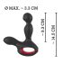 You2Toys Massager - Vibrateur prostatique chauffant et rotatif (noir)