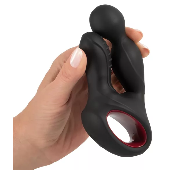 You2Toys - stimulateur prostate vibrant rotatif chauffant - silicone noir