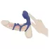 SMILE Couple - anneau pénis vibrant rechargeable - silicone bleu