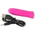 SMILE Power Bullet - mini vibromasseur rechargeable (rose)