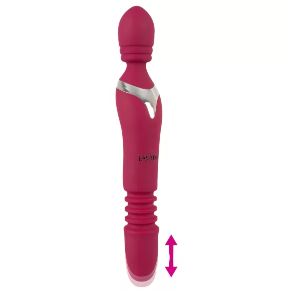Javida Thrusting - vibromasseur masseur 3‑en‑1 (rouge)