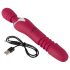 Javida Thrusting - Vibromasseur 3 en 1 (rouge)