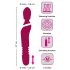 Javida Thrusting - Vibromasseur 3 en 1 (rouge)