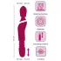 Javida Thrusting - vibromasseur masseur 3‑en‑1 (rouge)