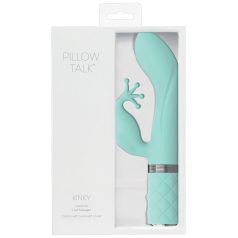   Pillow Talk Kinky - Vibro à 2 moteurs pour point G (turquoise)