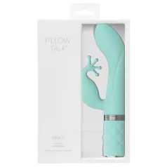   Pillow Talk Kinky - vibromasseur point G rechargeable à 2 moteurs (turquoise)