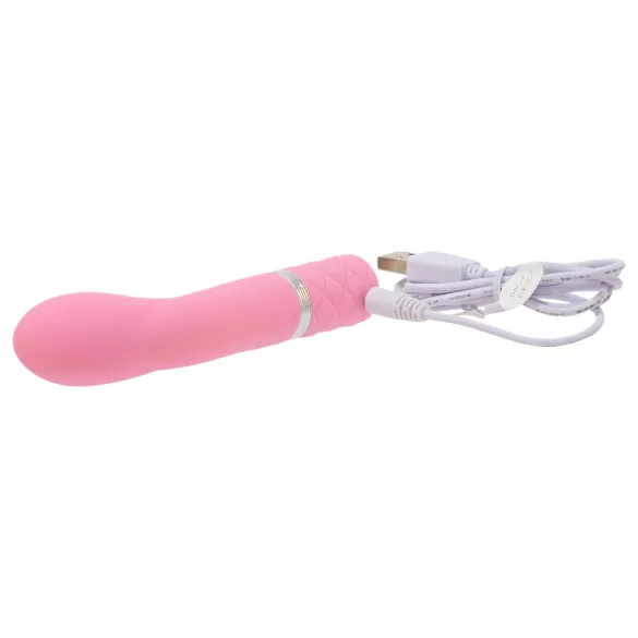 Pillow Talk Racy - vibromasseur point G étroit rechargeable (rose)