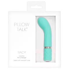   Pillow Talk Racy - vibromasseur point G rechargeable étroit - turquoise