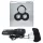 HOT Octopuss JETT - stimulateur gland 2 moteurs - silicone noir