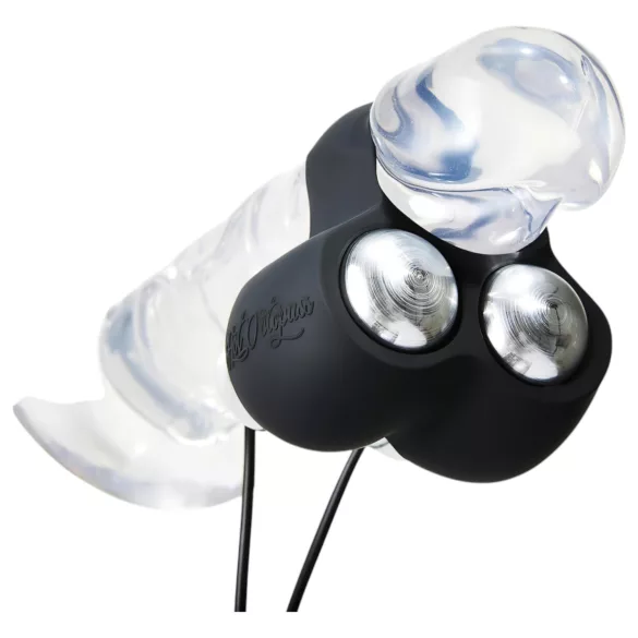 HOT Octopuss JETT - stimulateur gland 2 moteurs - silicone noir