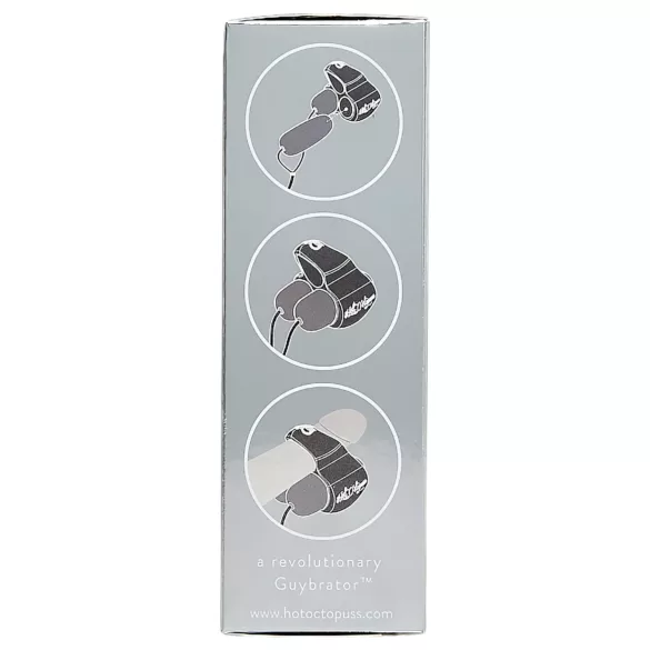 HOT Octopuss JETT - stimulateur gland 2 moteurs - silicone noir