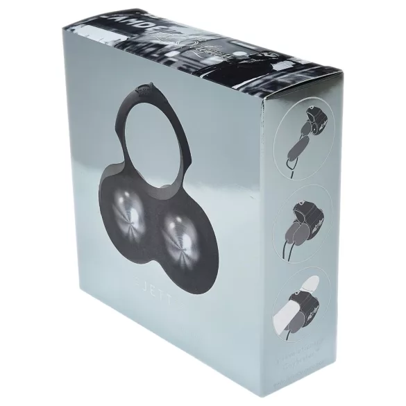 HOT Octopuss JETT - stimulateur gland 2 moteurs - silicone noir