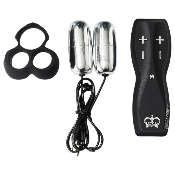 HOT Octopuss JETT - stimulateur gland 2 moteurs - silicone noir