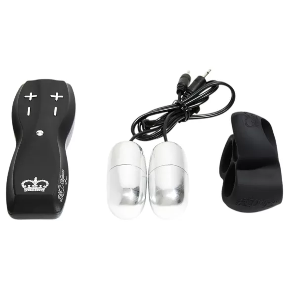 HOT Octopuss JETT - stimulateur gland 2 moteurs - silicone noir