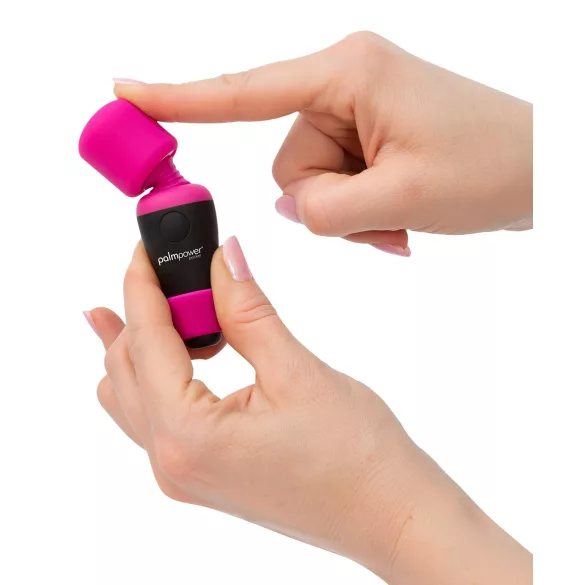 PalmPower - mini wand vibrant de poche - rose et noir