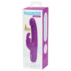   Happyrabbit Realistic Slim - vibromasseur mince à bras clitoridien (violet)