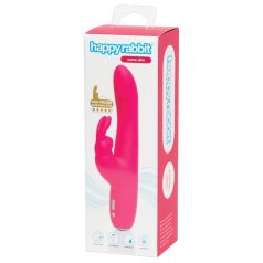   Happyrabbit Curve Slim - vibromasseur étanche avec stimulateur de clitoris (rose)