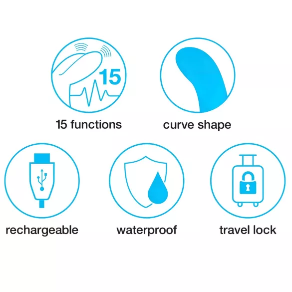 Happyrabbit Curve Slim - vibromasseur rabbit étanche - stimulation clitoridienne