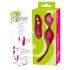 Boule de plaisir SMILE - œuf vibrant radio commande 82g (rose)