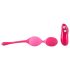 Boule de plaisir SMILE - œuf vibrant radio commande 82g (rose)