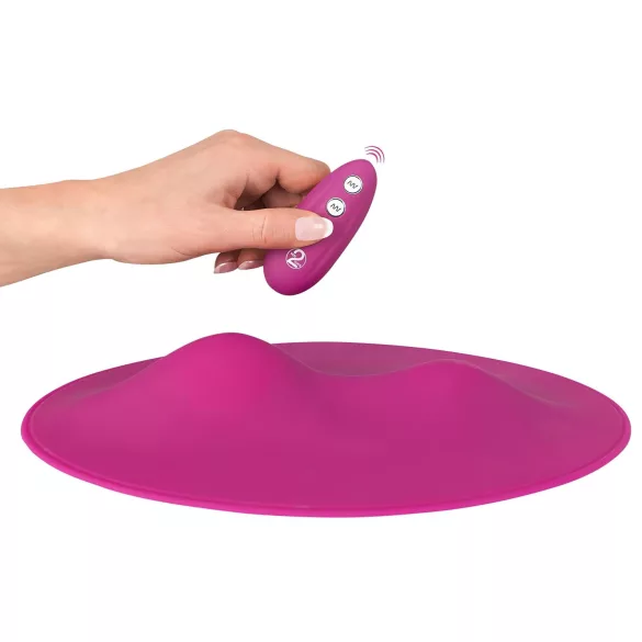 VibePad - coussin vibrant double moteur télécommande - violet