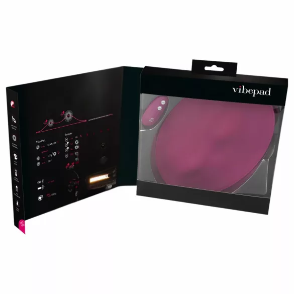 VibePad - coussin vibrant double moteur télécommande - violet
