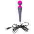 PalmPower Wand - vibromasseur avec powerbank (rose-gris)