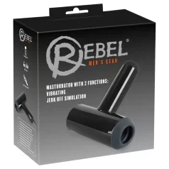 Rebel - masturbateur vibrant automatique va-et-vient - noir