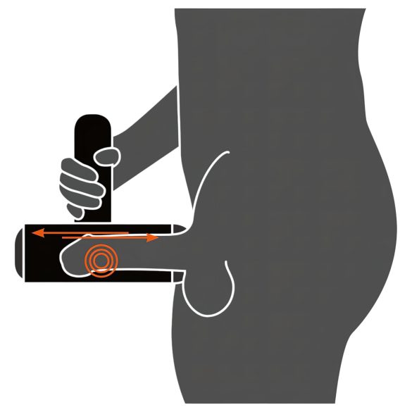 Rebel - masturbateur vibrant rechargeable mouvement haut-bas (noir)