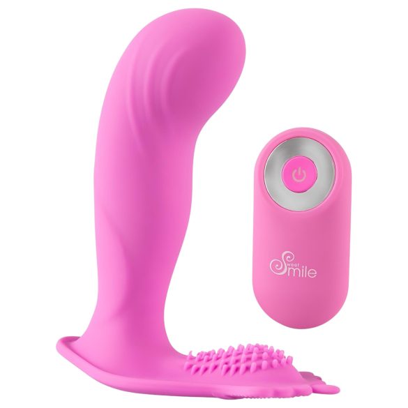 Culotte Vibrante SMILE G-Spot - Rechargeable avec Télécommande (Rose)