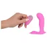 SMILE G-Spot Panty - vibromasseur portable rechargeable avec télécommande radio (rose)