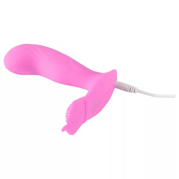 SMILE G-Spot Panty - vibromasseur portable rechargeable avec télécommande radio (rose)