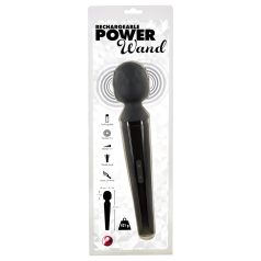 You2Toys Power Wand - masseur vibrant rechargeable (noir)
