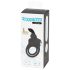 Anneau Pénien & Testiculaire Étanche Happyrabbit - Rechargeable (Noir)