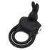 Anneau Pénien & Testiculaire Étanche Happyrabbit - Rechargeable (Noir)