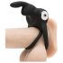 Anneau Pénien & Testiculaire Étanche Happyrabbit - Rechargeable (Noir)