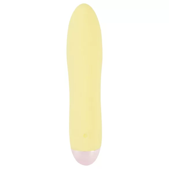 Cuties Mini Jaune - vibreur en silicone rechargeable (jaune)